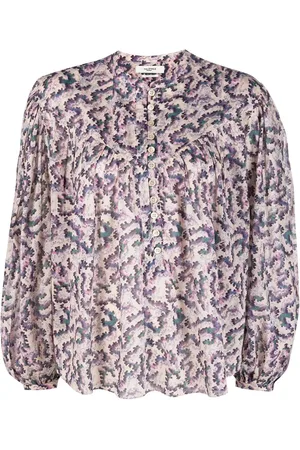 Isabel Marant Salika abstract-print blouse