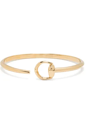 Gucci 18kt yellow Horsebit bangle