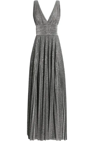 Dolce & Gabbana Plissé-effect gown