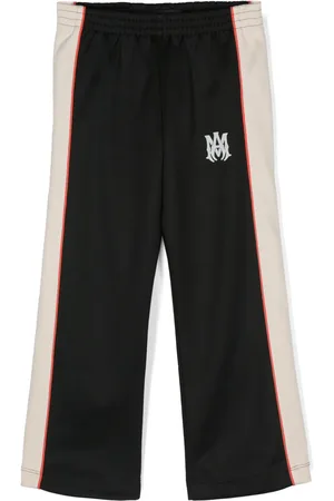 AMIRI Logo-appliqué straight track pants