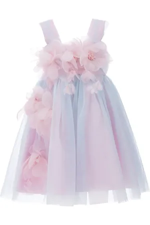 Tulleen Kyra floral-appliqué dress