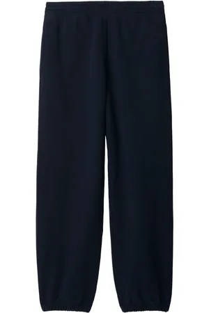 Burberry Logo-appliqué cotton track pants