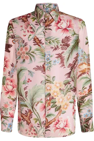 Etro Floral-print cotton shirt