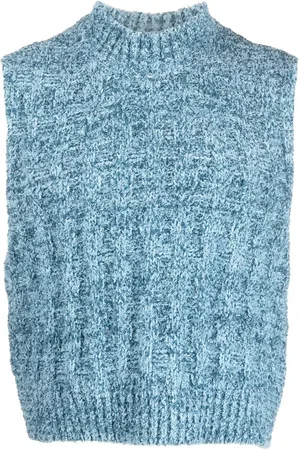 Maison Margiela Bouclé knitted vest