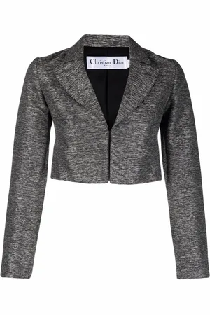 Dior 2000s m??lange-effect cropped jacket