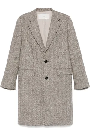 Ami Herringbone coat