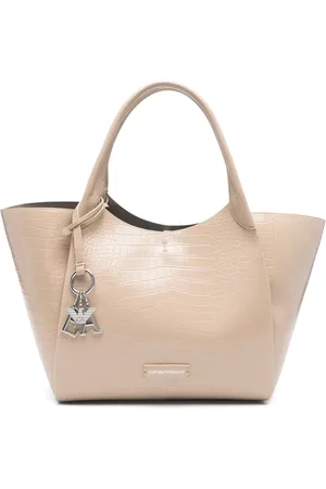 Emporio Armani Logo-charm tote bag