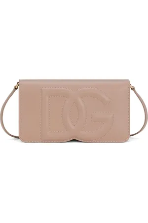 Dolce & Gabbana DG-logo leather phone bag