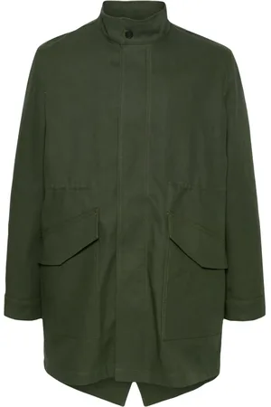 Maison Kitsuné Military cotton parka