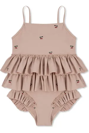 Konges Sløjd Manuca ruffled-detail swimsuit