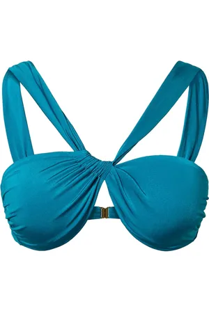 Twin-Set Ruched bikini top