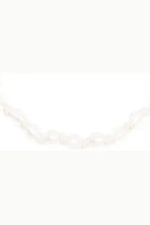 Chloé Crepe de chine beaded necklace