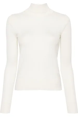 Chloé Logo-embroidered roll-neck jumper