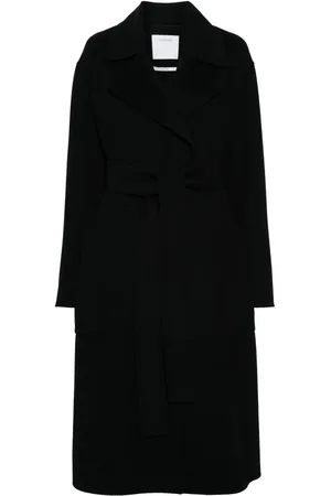 Sportmax Veleno belted wool coat