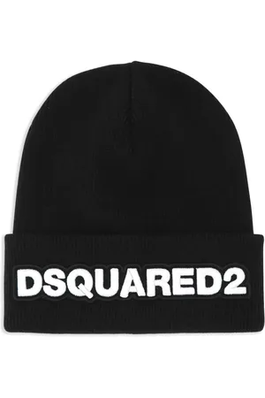 Dsquared2 Logo-appliqué wool beanie
