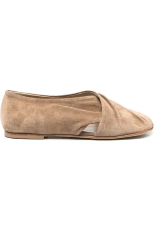 Elena Iachi Suede ballet flats
