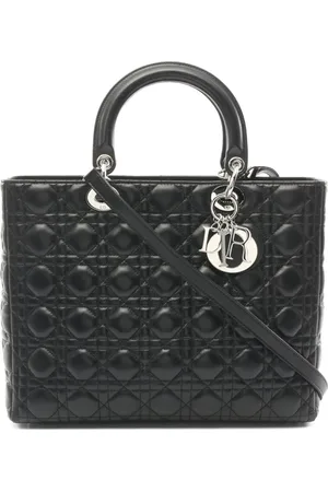 Dior 2010s Cannage Lady Dior two-way handbag