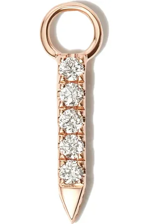 Maria Tash 18kt rose gold Eternity Bar diamond charm