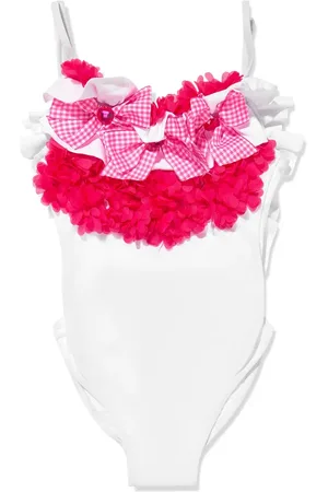 Selini Action Bow-embellished swimsuit
