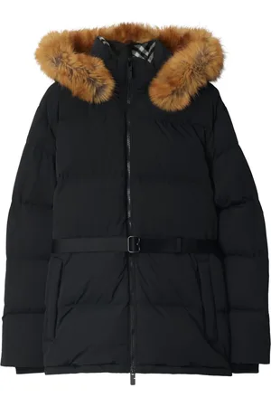 Burberry B Shield-appliqué puffer coat