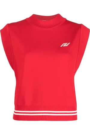Autry Logo-appliqué vest