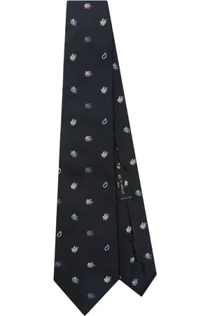 Etro Pegaso-motif tie