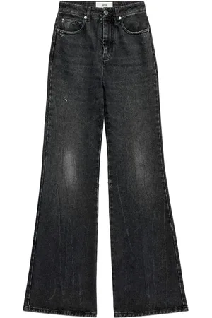Ami Mid-rise wide-leg trousers