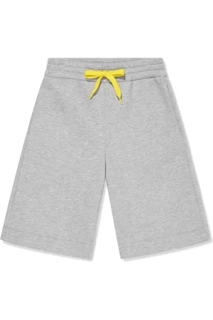 Fendi Logo-appliquéd cotton track shorts