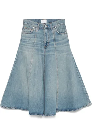 haikure Flared midi skirt