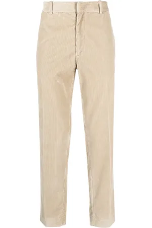 Moncler Logo-appliqu?? corduroy trousers