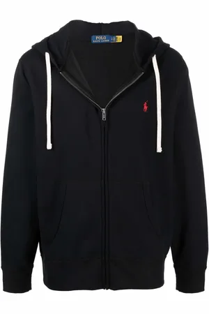 Ralph Lauren Embroidered-logo zip-up hoodie