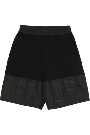 GCDS Band-logo track shorts