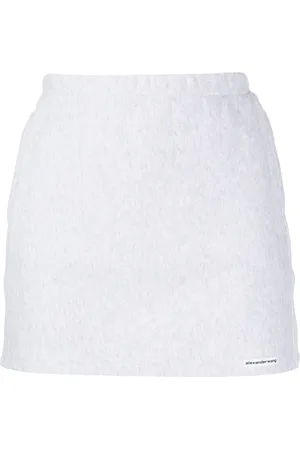 Alexander Wang Logo-appliqué mini skirt
