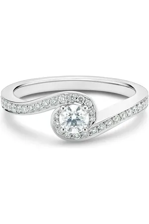 De Beers Platinum Caress diamond ring