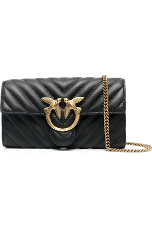 Pinko Logo-plaque matelassé shoulder bag