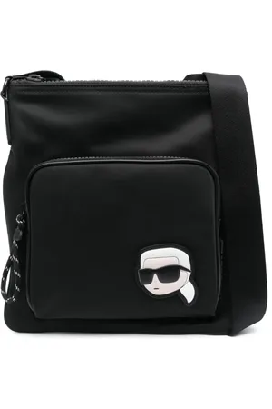Karl Lagerfeld Ikon logo-appliqué crossbody bag