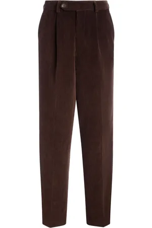 Bally Pleated corduroy trousers
