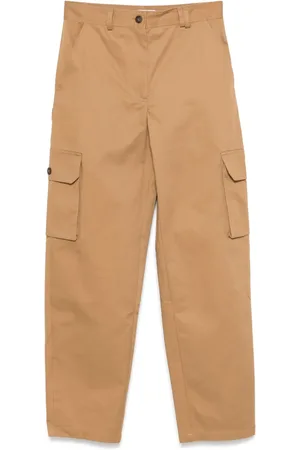Maison Kitsuné Logo-embroidered chinos