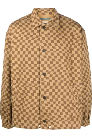 INCOTEX RED X FACETASM Graphic-print shirt jacket