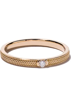 De Beers 18kt rose gold Talisman Azulea diamond band ring