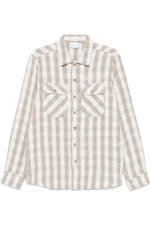 BLUE SKY INN Bouclé long-sleeve shirt