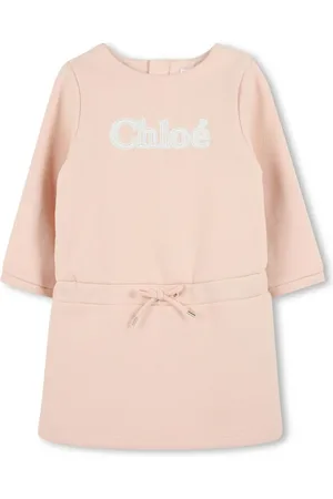 Chloé Logo-appliquéd dress