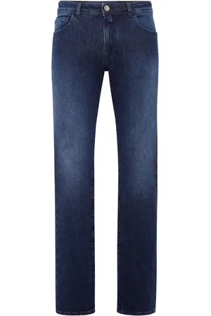 BILLIONAIRE Logo-appliqué straight-leg jeans