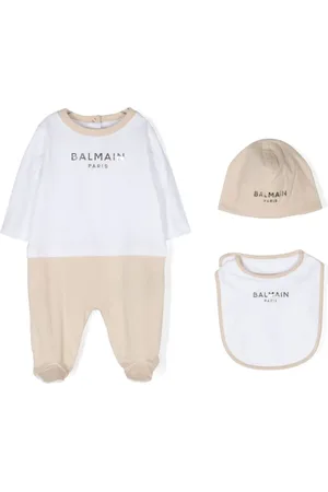 Balmain Logo-appliqué cotton pajamas