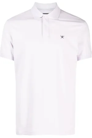 Hackett Logo-embroidered piqu?? cotton polo shirt