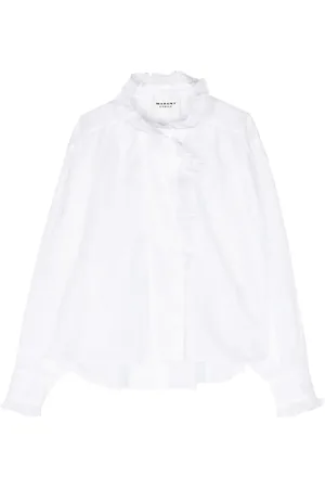 Marant Etoile Pamiala ruffle-trim blouse