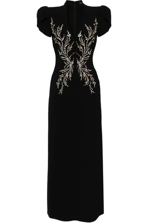 Jenny Packham Firefly crystal-embellished maxi dress