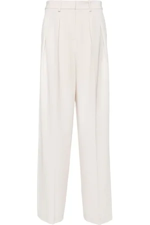 THEORY Pleat-detail palazzo pants