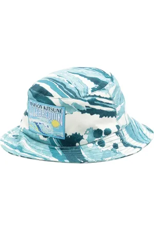 Maison Kitsuné X Vilebrequin tie-dye bucket hat