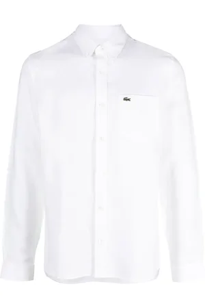 Lacoste Logo-embroidered button-down shirt